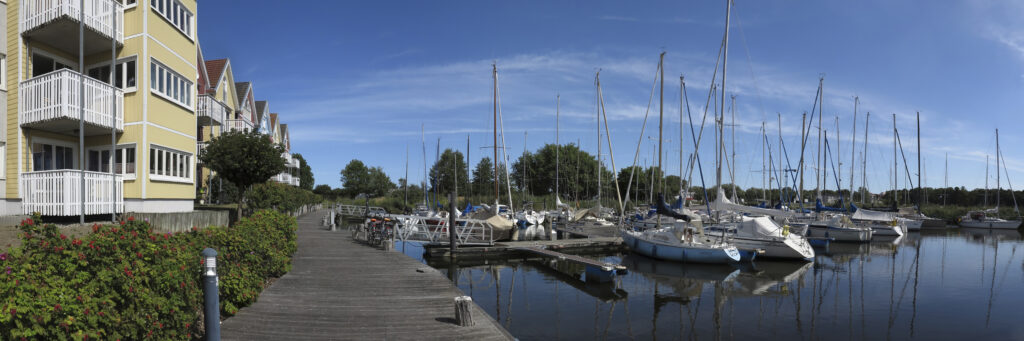 Segelboote im Hafen Holzteich, Greifswald